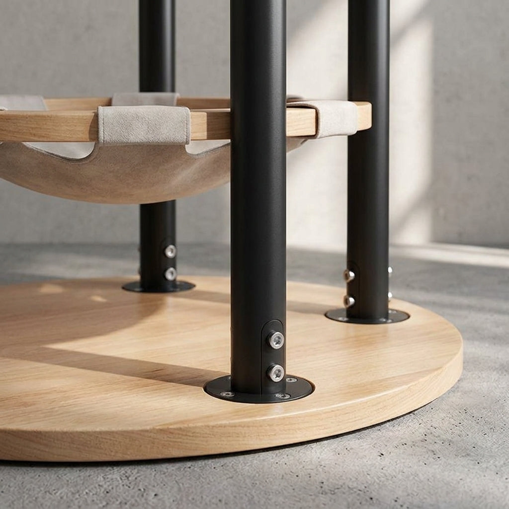 Catvera Multi-Level Steel Cat Tree - Premium Construction Materials