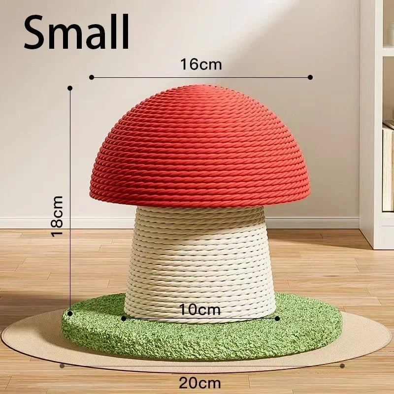 Catvera Mushroom Cat Scratching Post - Image 5|||PROMPT|||Original clean product image