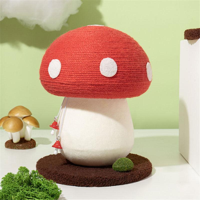 Catvera Mushroom Cat Scratching Tree - Image 11|||PROMPT|||Original clean product image