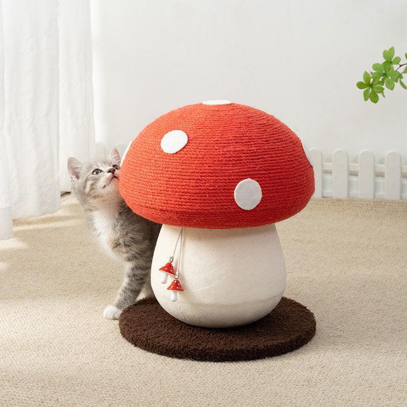 Catvera Mushroom Cat Scratching Tree - Image 13|||PROMPT|||Original clean product image