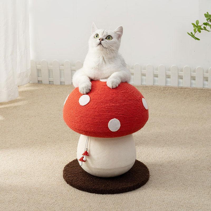 Catvera Mushroom Cat Scratching Tree - Image 14|||PROMPT|||Original clean product image
