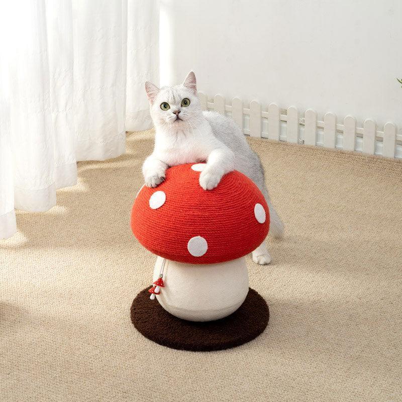 Catvera Mushroom Cat Scratching Tree - Image 15|||PROMPT|||Original clean product image