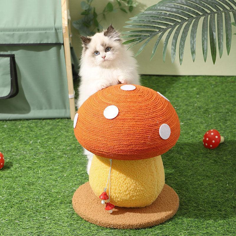 Catvera Mushroom Cat Scratching Tree - Image 16|||PROMPT|||Original clean product image