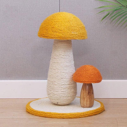 Catvera Mushroom Cat Scratching Tree - Image 24|||PROMPT|||Original clean product image