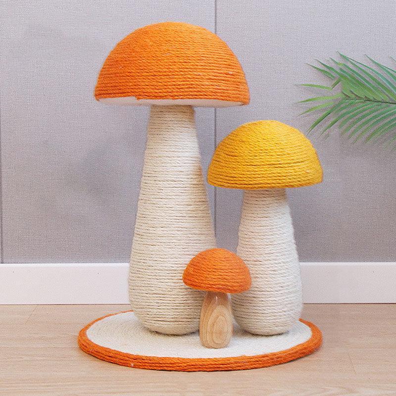 Catvera Mushroom Cat Scratching Tree - Image 25|||PROMPT|||Original clean product image