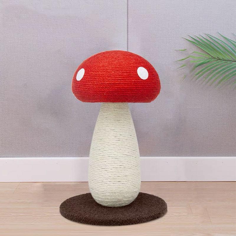 Catvera Mushroom Cat Scratching Tree - Image 4|||PROMPT|||Original clean product image