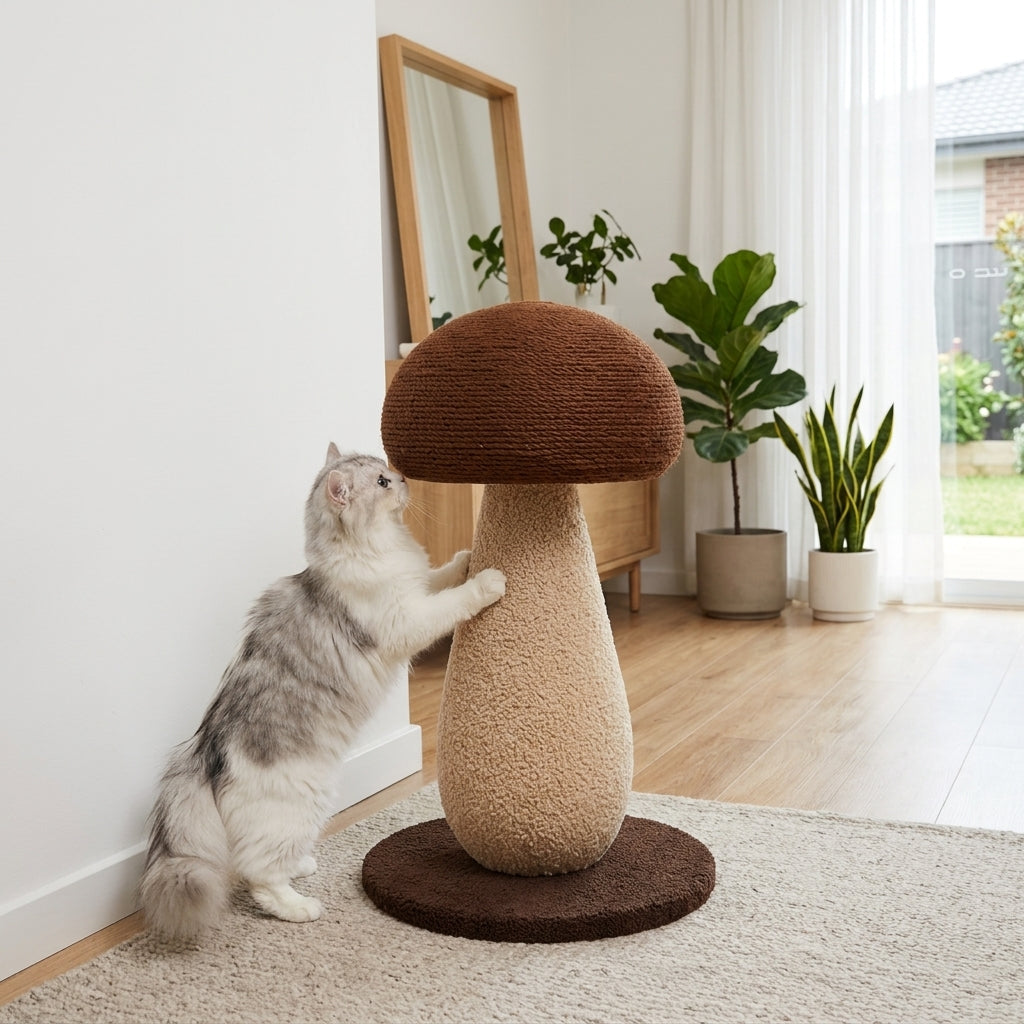 Catvera Mushroom Cat Scratching Tree - Section 1