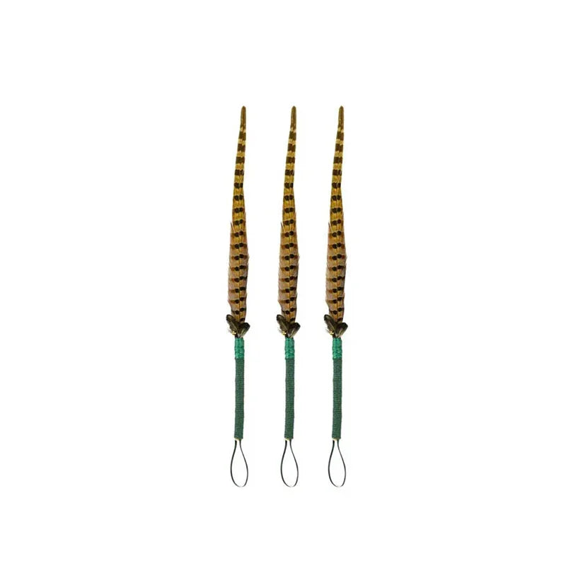 Catvera Natural Pheasant Feather Wand - Image 2|||PROMPT|||Original clean product image