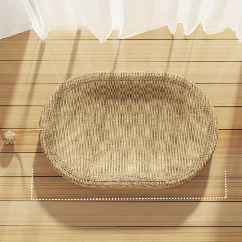 Catvera Natural Sisal Scratching Mat - Image 4|||PROMPT|||Original clean product image
