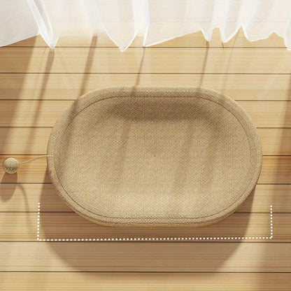 Catvera Natural Sisal Scratching Mat - Image 4|||PROMPT|||Original clean product image