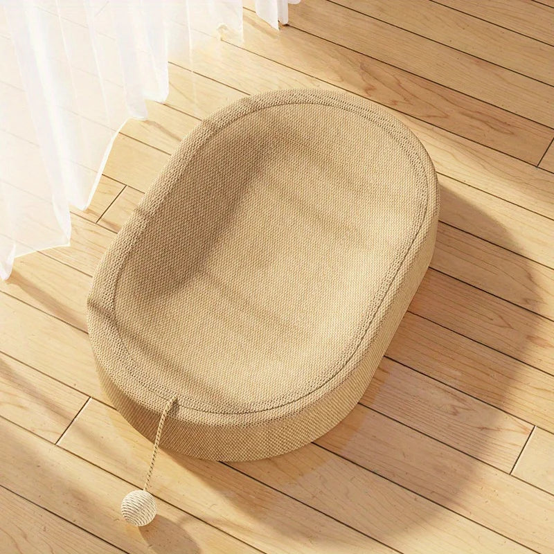 Catvera Natural Sisal Scratching Mat - Image 6|||PROMPT|||Original clean product image