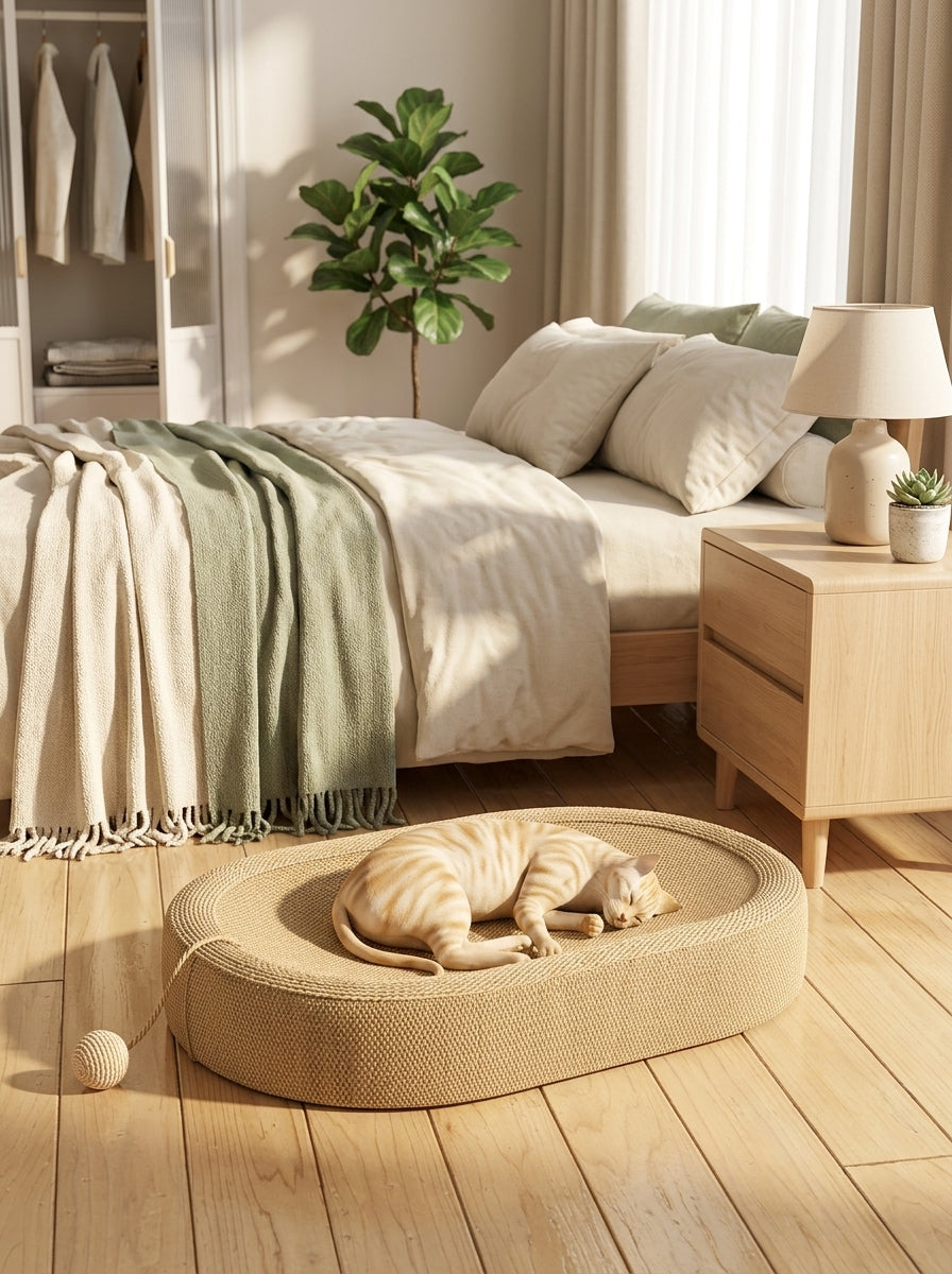 Catvera Natural Sisal Scratching Mat - Ultimate Comfort Zone