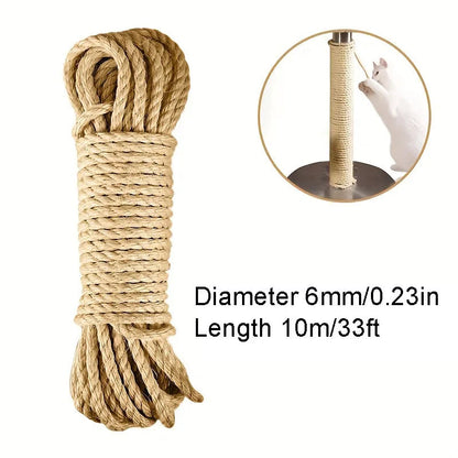 Catvera Natural Sisal Scratching Rope - Image 9|||PROMPT|||Original clean product image