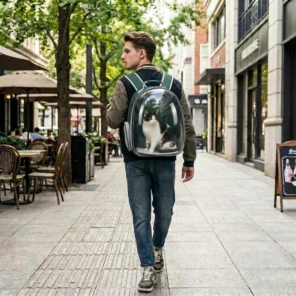 Catvera Panoramic Bubble Cat Backpack - Section 2