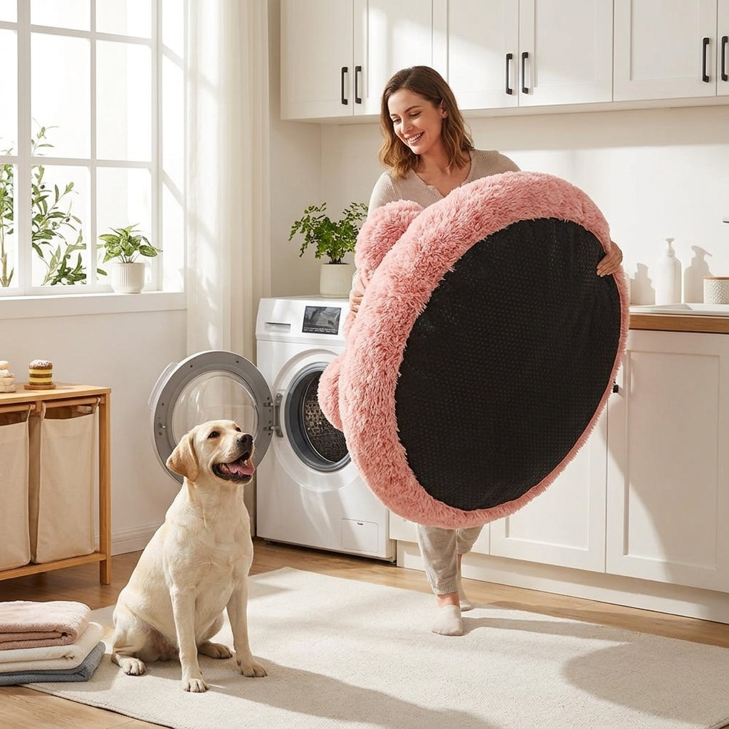 Catvera Paw-Shaped Pet Bed - Easy Care & Maintenance