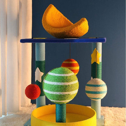 Catvera Planet Theme Cat Tree Tower - Image 11|||PROMPT|||Original clean product image