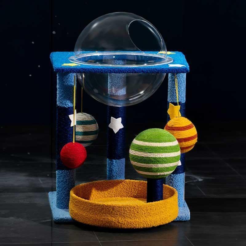 Catvera Planet Theme Cat Tree Tower - Image 3|||PROMPT|||Original clean product image
