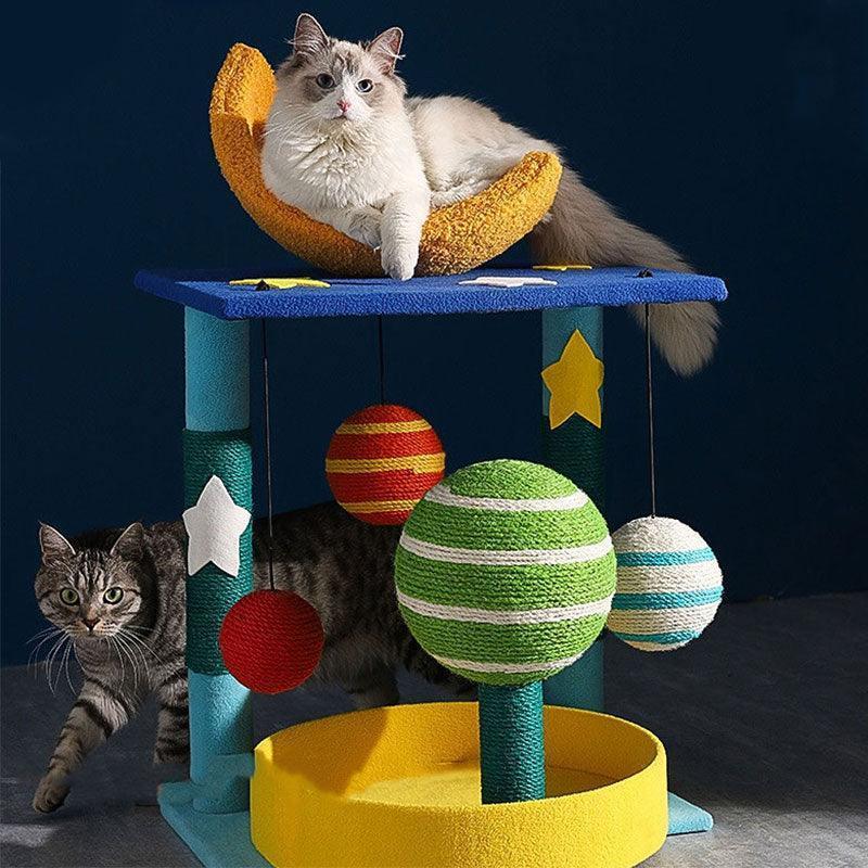 Catvera Planet Theme Cat Tree Tower - Image 9|||PROMPT|||Original clean product image