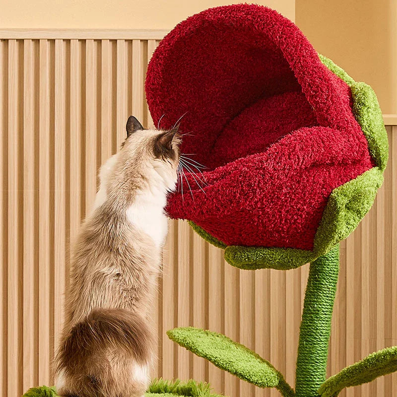 Catvera Plant Monster Cat Tree Tower - Image 8|||PROMPT|||Original clean product image