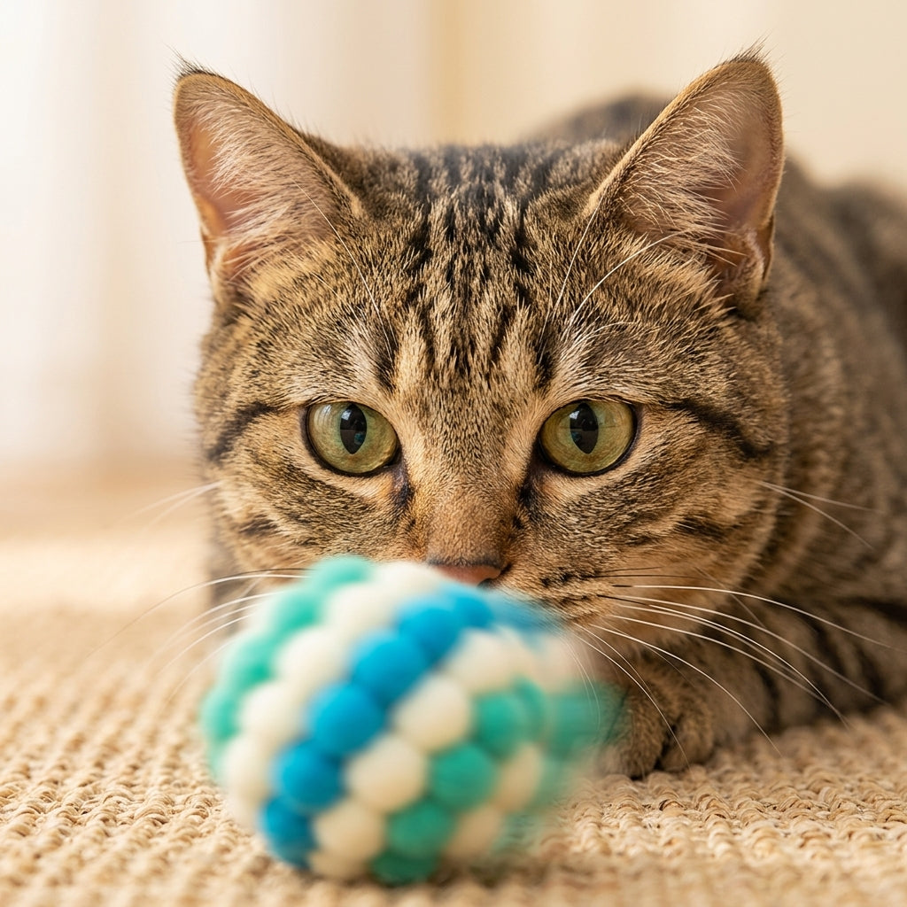 Catvera Plush Bell Balls Set - Interactive Sound Stimulation