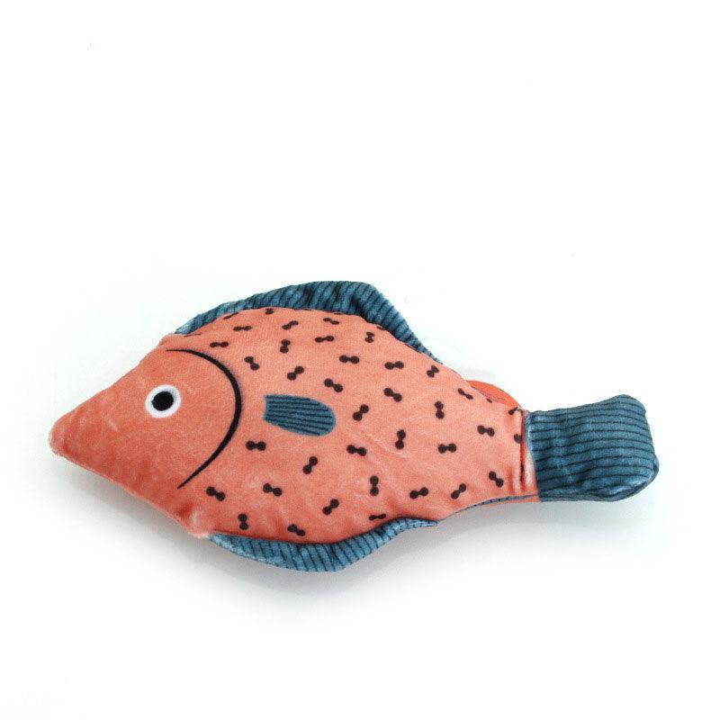 Catvera Plush Catnip Fish Toy - Image 1|||PROMPT|||Original clean product image