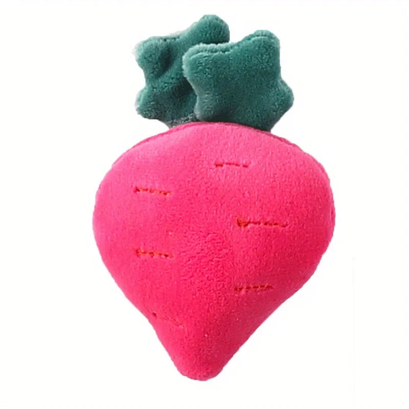 Catvera Plush Fruit Kicker Toys - Image 5|||PROMPT|||Original clean product image