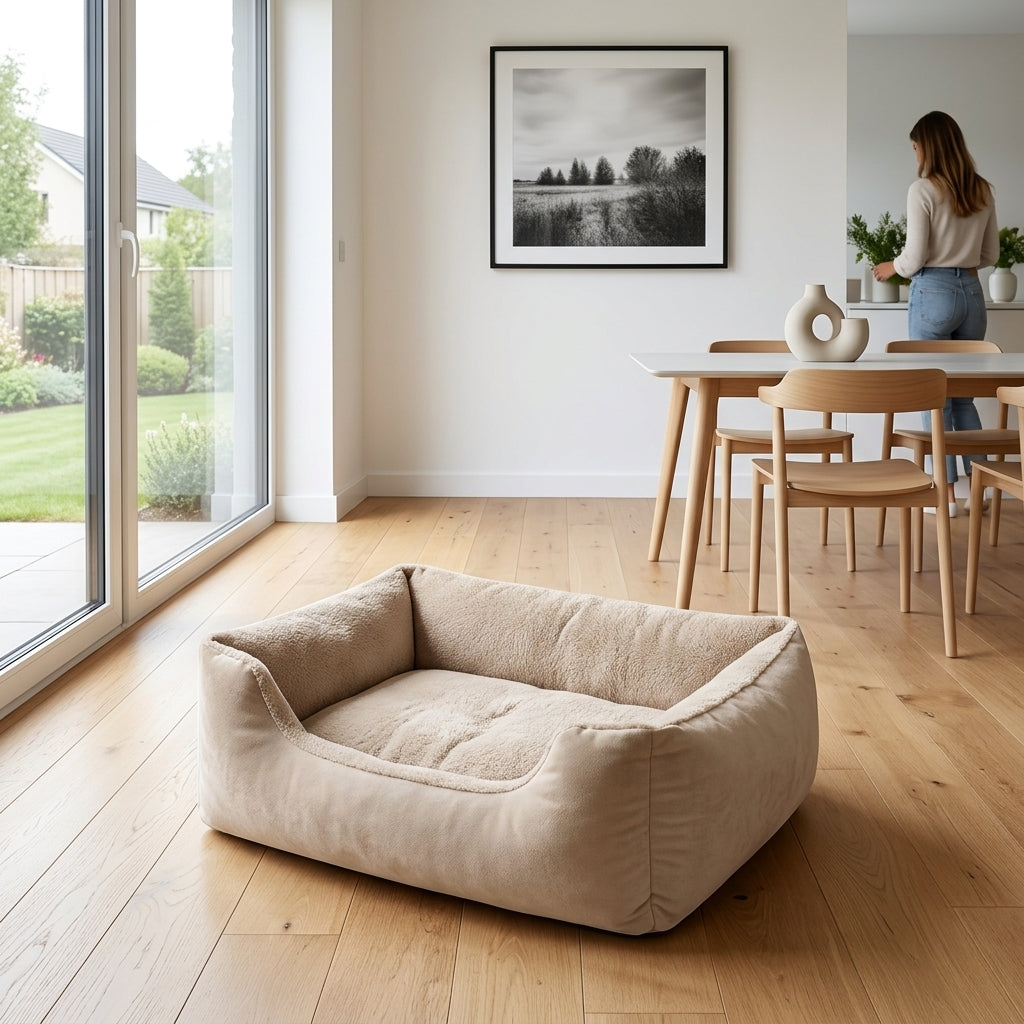 Catvera Plush Pet Bed - Easy Care Maintenance