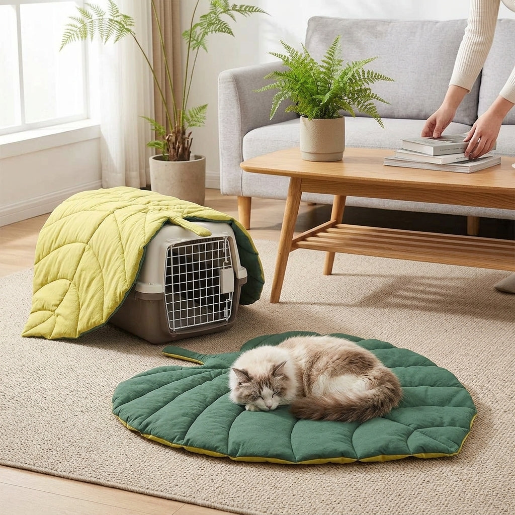 Catvera Reversible Leaf Shaped Cat Mat - Section 2