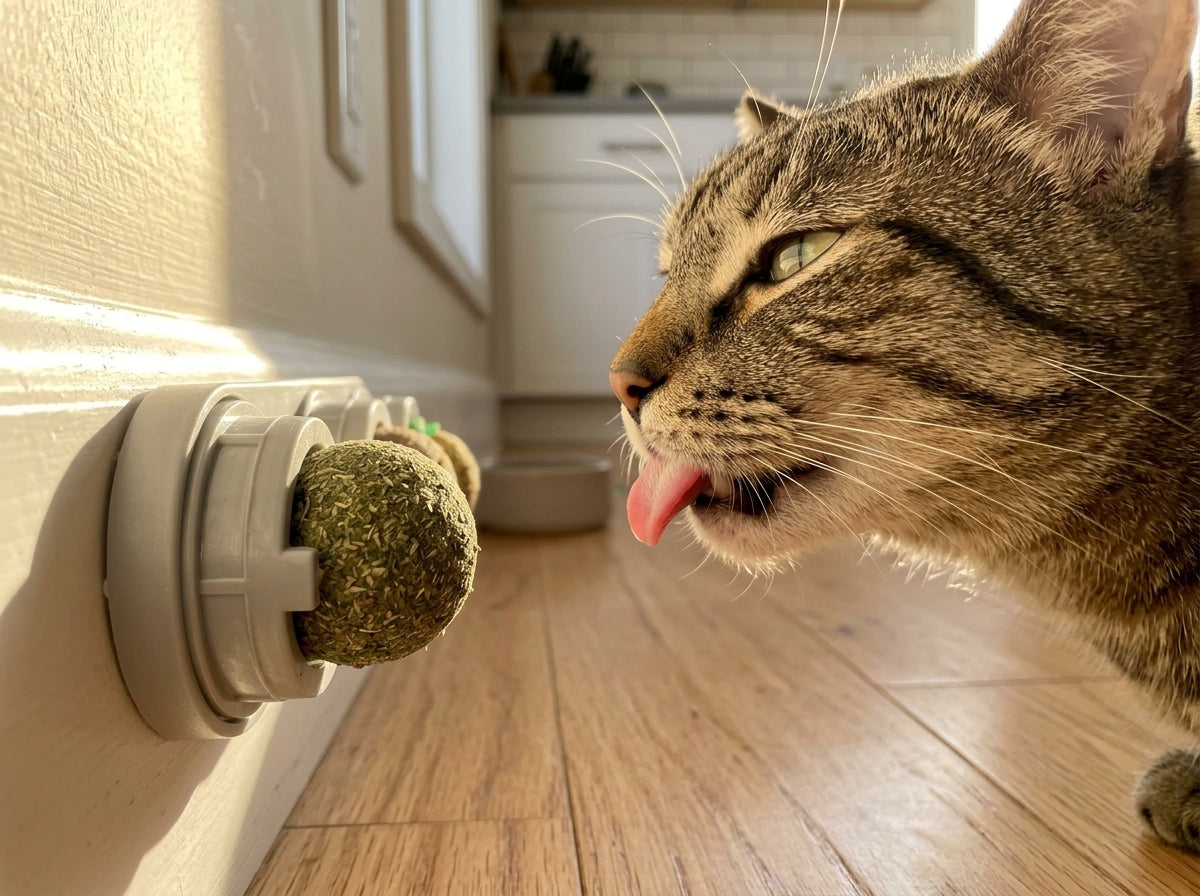 Catvera Rotating 4-in-1 Herbal Lick Toy - Section 1