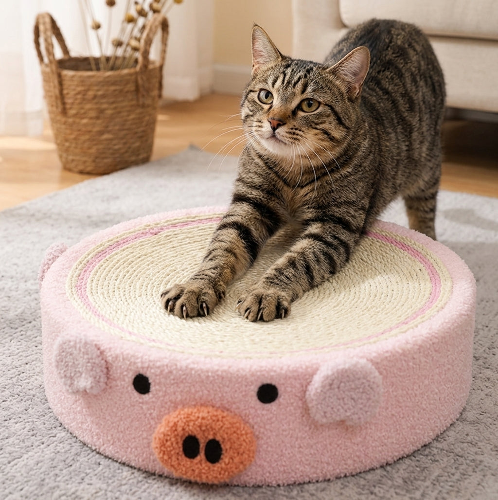 Catvera Round Bowl Cat Scratcher Bed - Ultimate Scratching Satisfaction