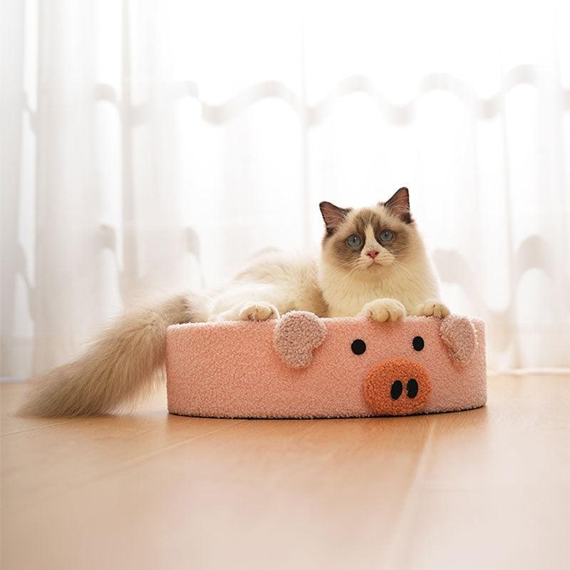 Catvera Round Cat Scratching Bed - Image 11|||PROMPT|||Original clean product image