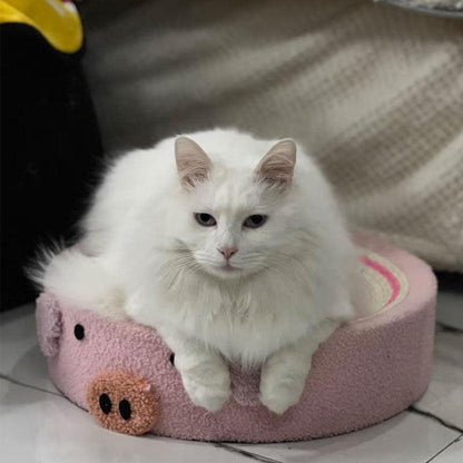 Catvera Round Cat Scratching Bed - Image 16|||PROMPT|||Original clean product image