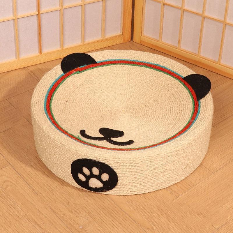 Catvera Round Cat Scratching Bed - Image 6|||PROMPT|||Original clean product image