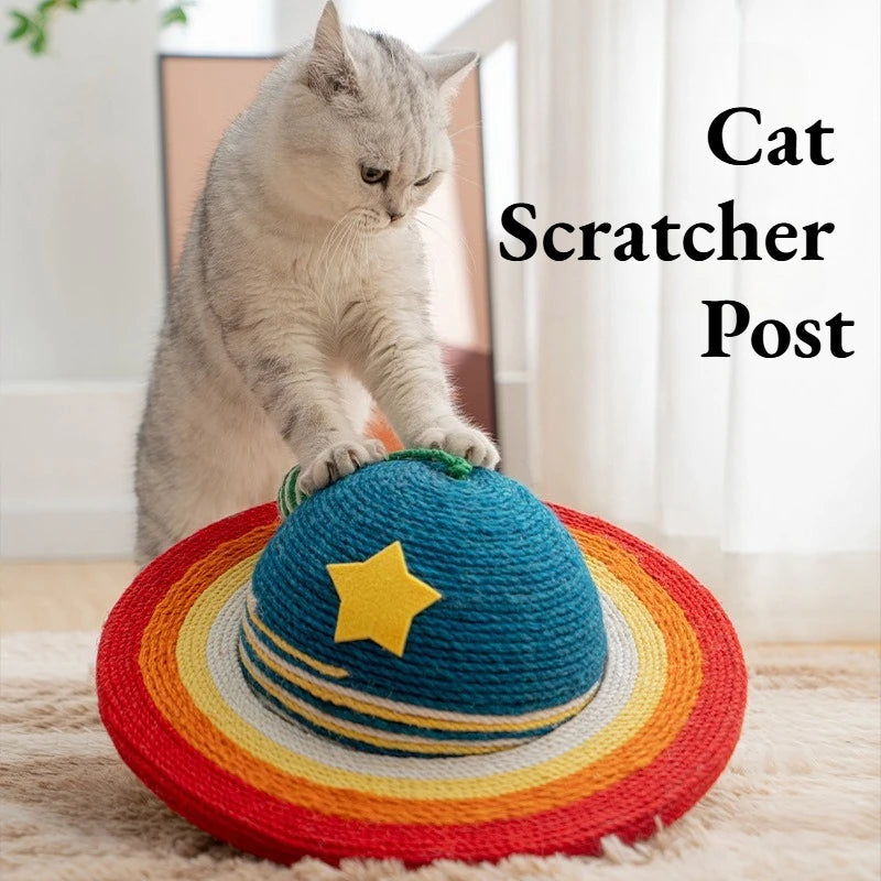 Catvera Saturn Planet Cat Scratcher - Image 3|||PROMPT|||Original clean product image