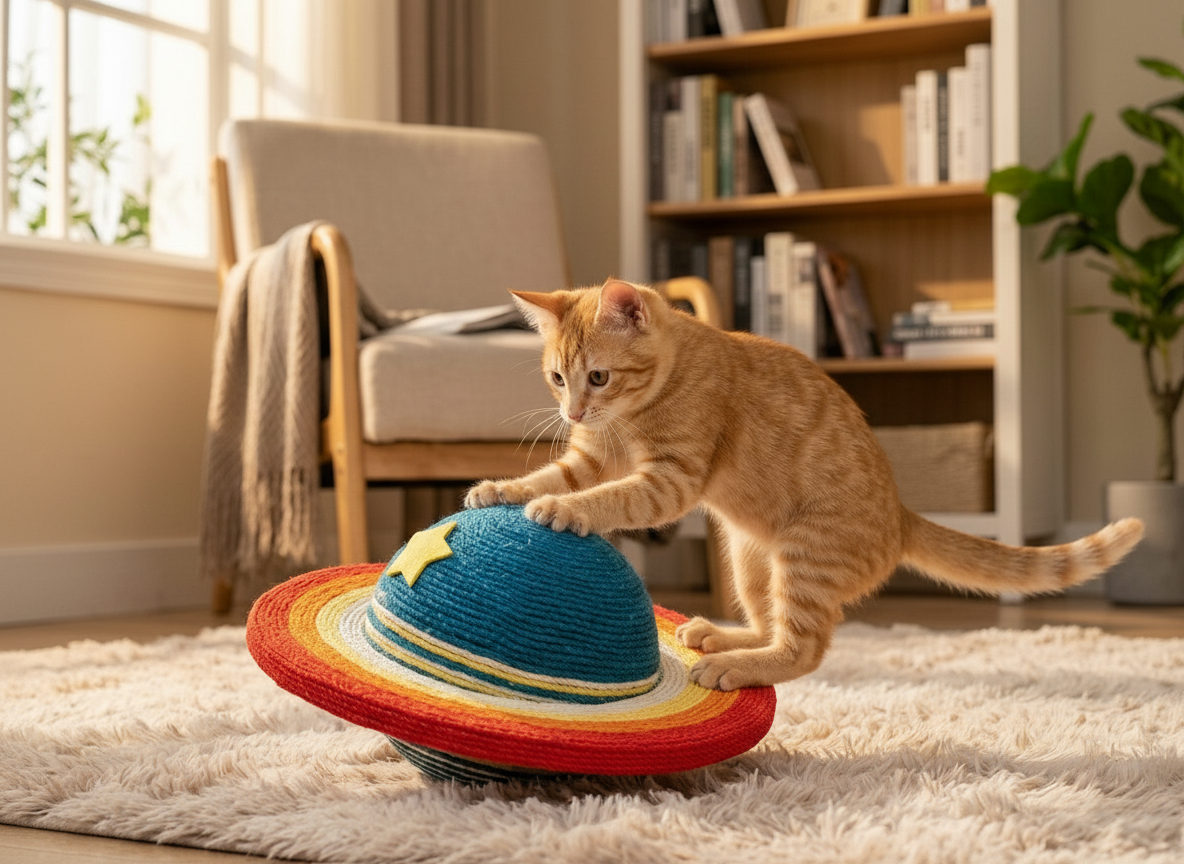 Catvera Saturn Planet Cat Scratcher - Section 2