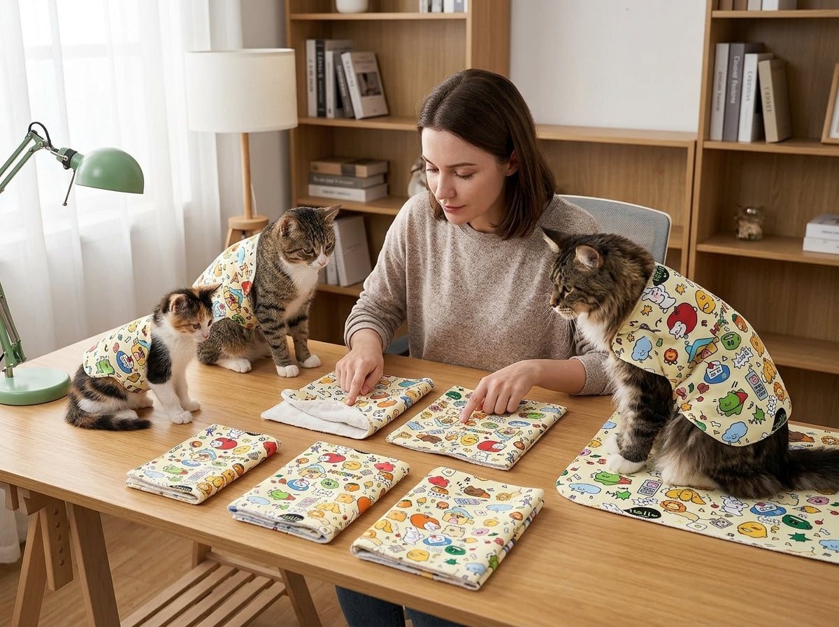 Catvera Self-Adherent Cat Grooming Wrap - Multiple Size Options