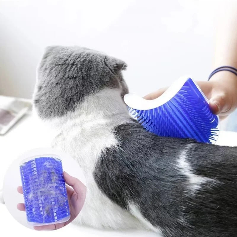 Catvera Self Grooming Corner Brush - Image 3|||PROMPT|||Original clean product image