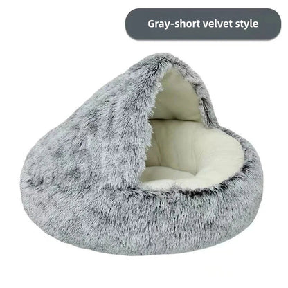 Catvera Semi-Enclosed Pet Bed - Image 13|||PROMPT|||Original clean product image
