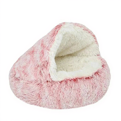 Catvera Semi-Enclosed Pet Bed - Image 9|||PROMPT|||Cleaned image. Original analysis: found 1 brand/product name text overlay at the top of the image