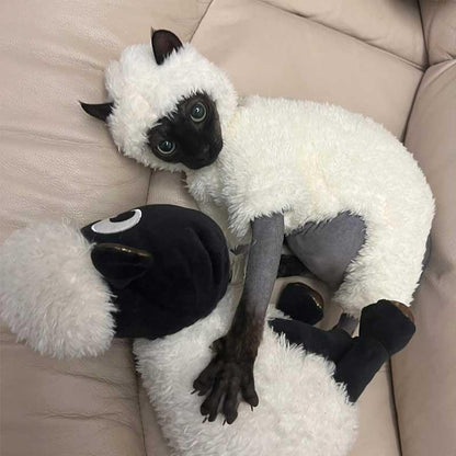 Catvera Sheep Halloween Costume Sphynx - Image 10|||PROMPT|||Original clean product image