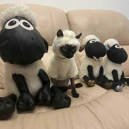 Catvera Sheep Halloween Costume Sphynx - Image 11|||PROMPT|||Original clean product image