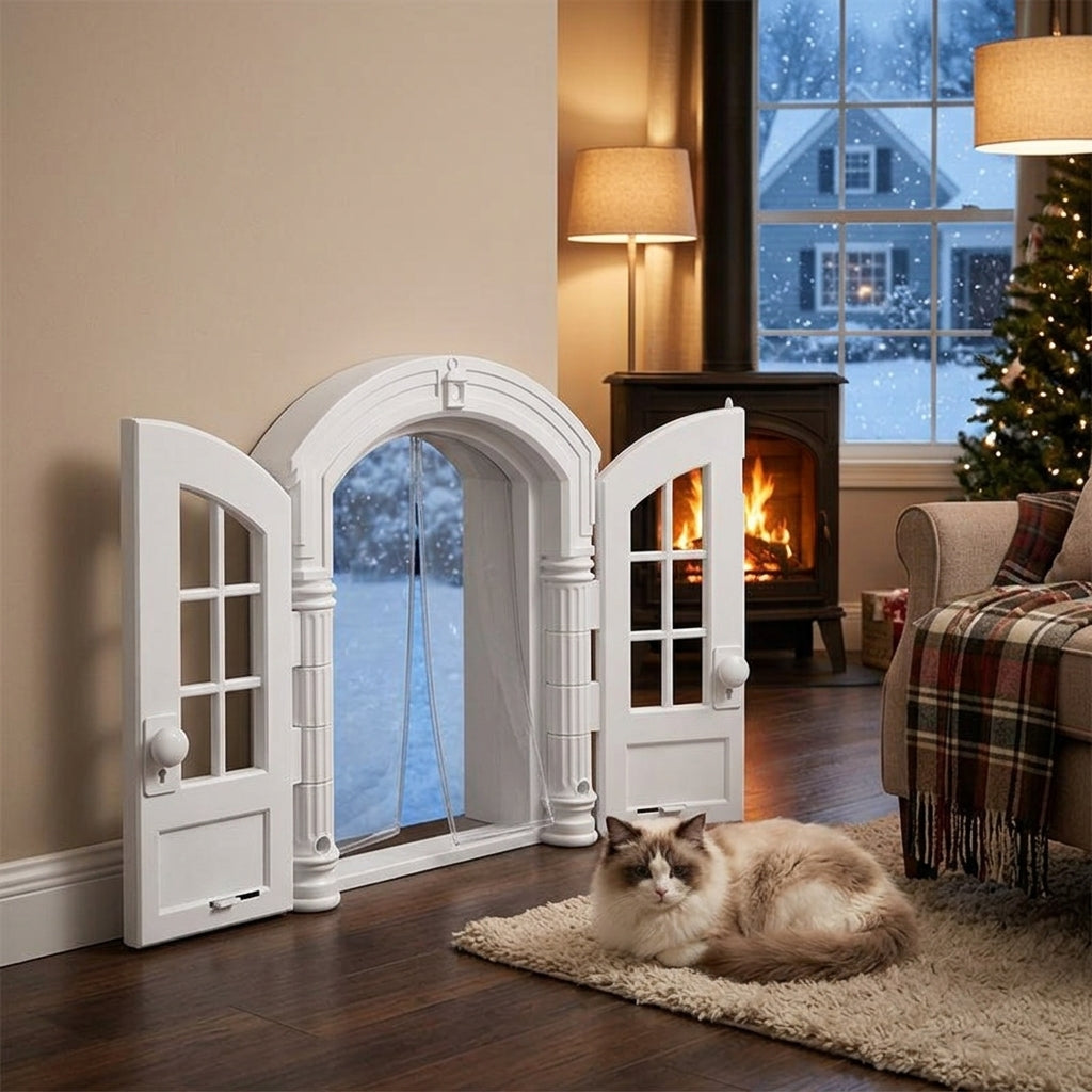 Catvera Silent Window Cat Door - Weather Protection Technology