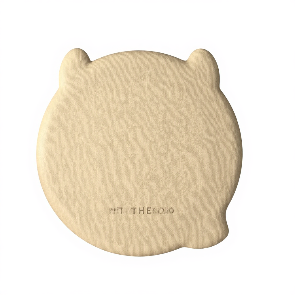 Catvera Silicone Pet Food Can Cover - Image 2|||PROMPT|||Cleaned image. Original analysis: Found 2 brand names: 'BOO' text embossed on the product face and 'PATTHEBOO' embossed at the bottom of the product