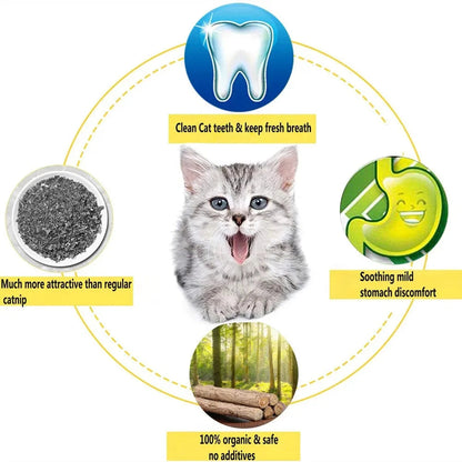Catvera Silvervine Cat Chew Sticks - Image 6|||PROMPT|||Original clean product image