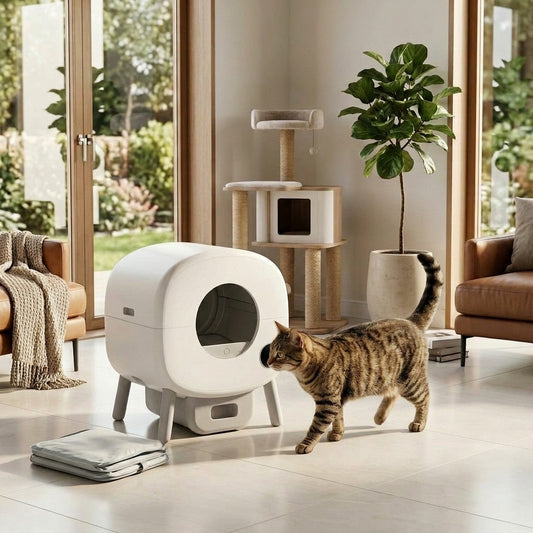 Catvera Smart Automatic Cat Litter Box - Main Product Image
