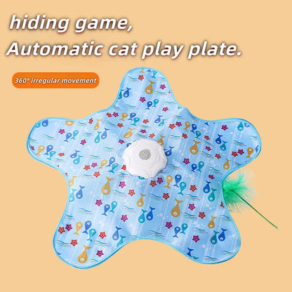 Catvera Smart Hide-and-Seek Feather Toy - Image 10|||PROMPT|||Original clean product image
