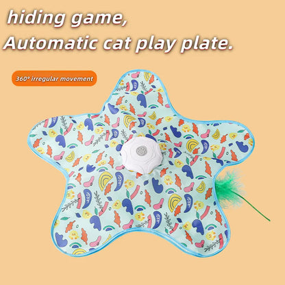 Catvera Smart Hide-and-Seek Feather Toy - Image 11|||PROMPT|||Original clean product image
