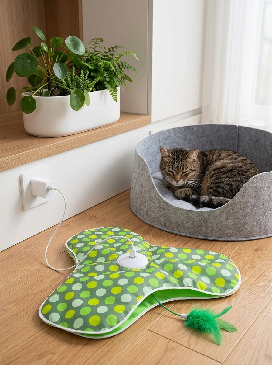 Catvera Smart Hide Seek Cat Toy - Rechargeable Power System