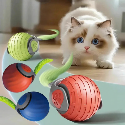 Catvera Smart Interactive Ball Toy - Image 1|||PROMPT|||Cleaned image. Original analysis: Found 1 watermark - 'COMOMOO' text overlay appears multiple times across the image as a copyright/watermark