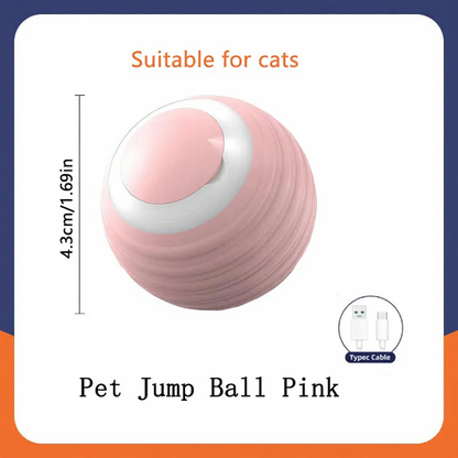 Catvera Smart Interactive Ball Toy - Image 11|||PROMPT|||Cleaned image. Original analysis: found 1 brand logo embossed on the product surface and 1 text label on charging cable indicator